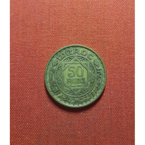 Марокко 50 франков 1952г.(1371)
