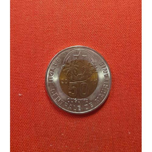 Мавритания 50 угий 2010г.нечастые