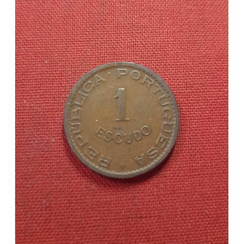 Мозамбик  1 эскудо 1965г.Португальская колония (1935 - 1974)