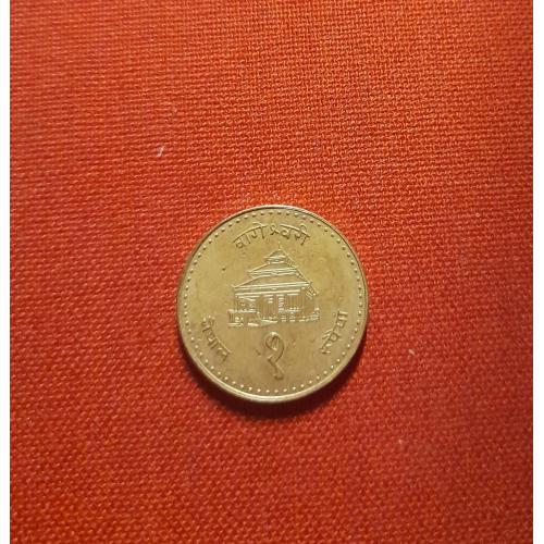 Непал 1 рупия 2001г.  २०५८,магнит