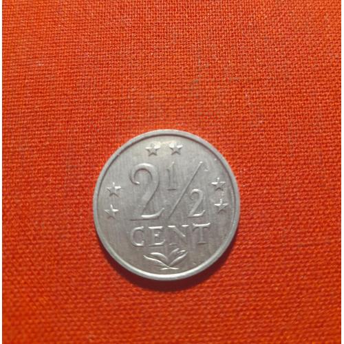 Нидерландские Антильские острова 2 1/2 цента 1979г.