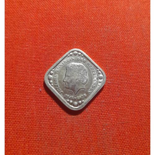 Нидерланды 5 центов 1948г.(1978) 30 лет правления Королевы Юлианы,пробная монета,очень редкая