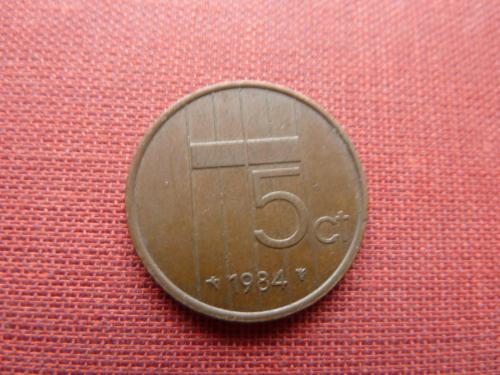 Нидерланды 5 центов 1984г.