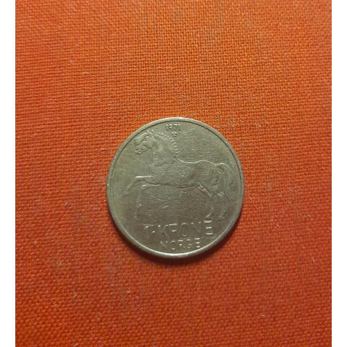 Норвегия 1 крона 1971г.Улаф V