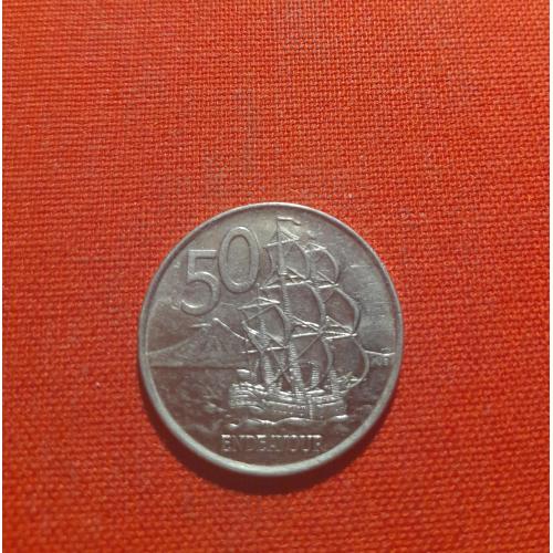 Новая Зеландия 50 центов 2006г.
