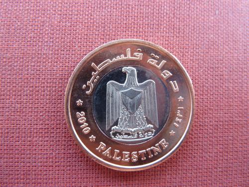 Палестина 2 динара  2010г. UNC