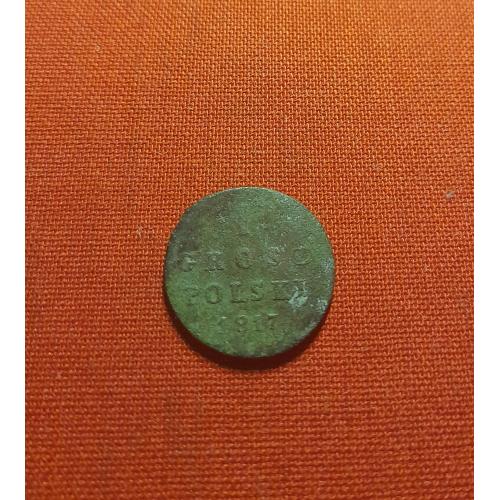 Польша 1 грош 1817г. Царство Польское (1816 - 1864)  Россия для Польши редкий