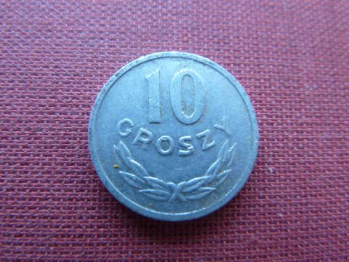 Польша 10 грошей 1980г.