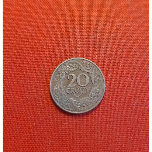 Польша 20 грошей 1923г.Вторая Республика (1919 - 1939)