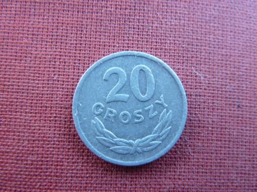 Польша 20 грошей  1976г