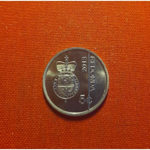 Редонда остров 5 центов 2013г. Владение Антигуа и Барбуда "Iron Lady" Мargaret Thatcer, редкие