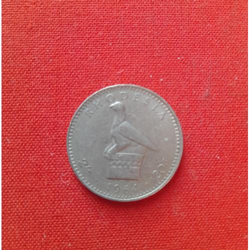 Родезия 2 шиллинга / 20 центов 1964г.