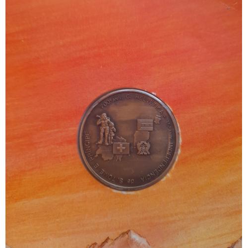 Сан-Томе и Принсипи 1000 добр ND (1990г.)бронза,700 лет Гельветской конфедерации,супер редкие