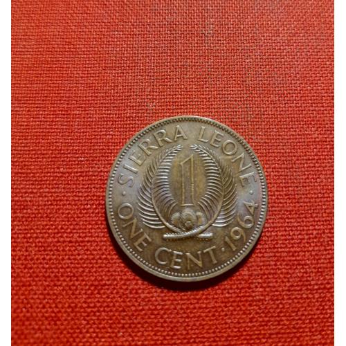 Сьерра-Леоне 1 цент 1964г.SIR MILTON MARGAI