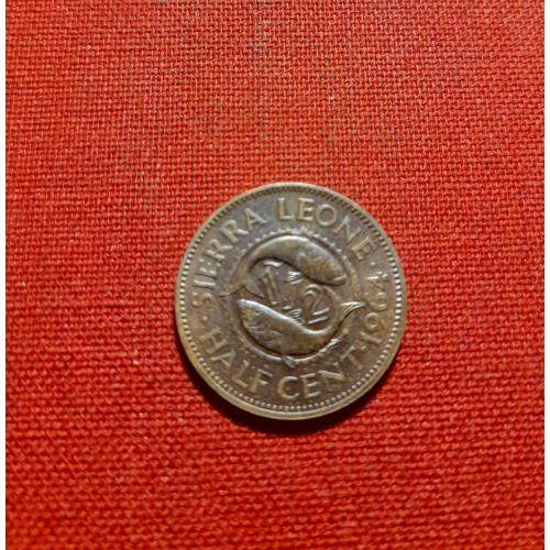 Сьерра-Леоне ½ цента 1964г.SIR MILTON MARGAI