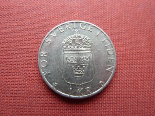 Швеция 1 крона 1990г.
