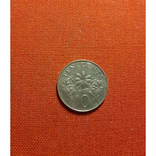  Сингапур 10 центов 1986г.