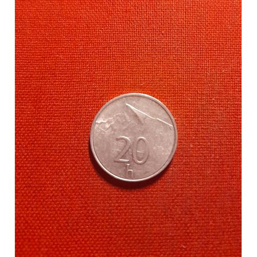 Словакия 20 геллеров 1993г.Горы Кривань (Высокие Татры, Словакия)