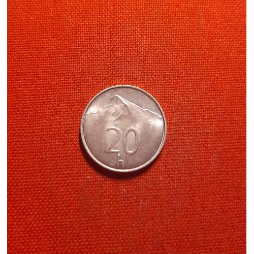 Словакия 20 геллеров 1994г.Горы Кривань (Высокие Татры, Словакия)