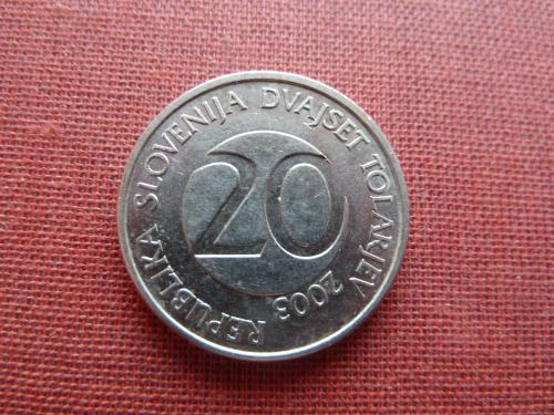 Словения 20 толаров 2003г.