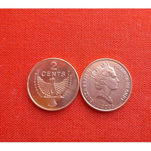 Соломоновы острова 2 цента 2005г.