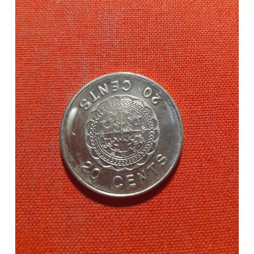 Соломоновы острова 20 центов 2005г.