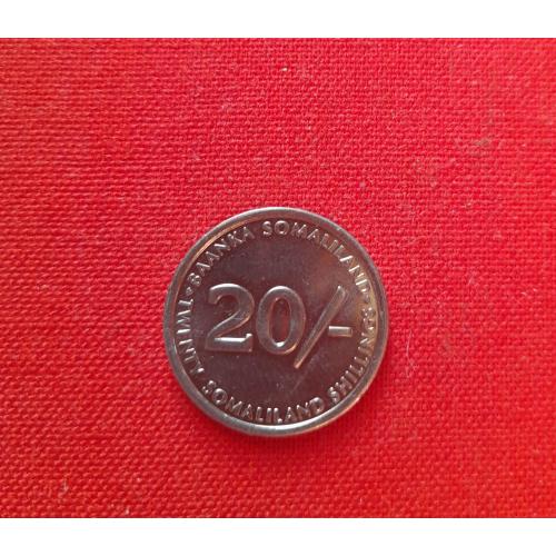 Сомалиленд 20 шиллингов 2002г.