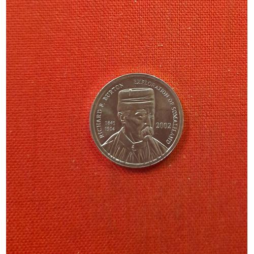 Сомалиленд 5 шиллингов 2002г. Ричард Френсис Бёртон
