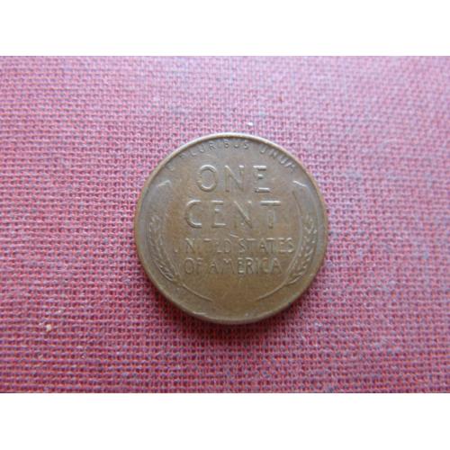 США 1  цент 1955г. пшеничный