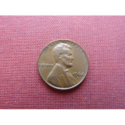 США 1 цент 1964г.