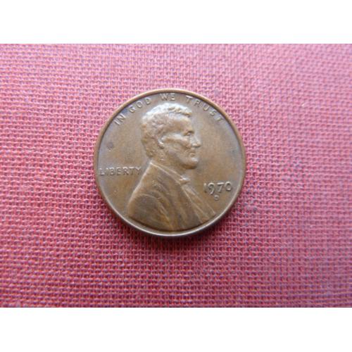 США 1 цент 1970г.
