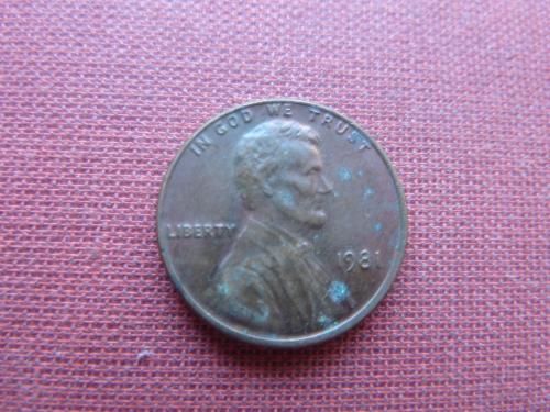 США 1 цент 1981г.