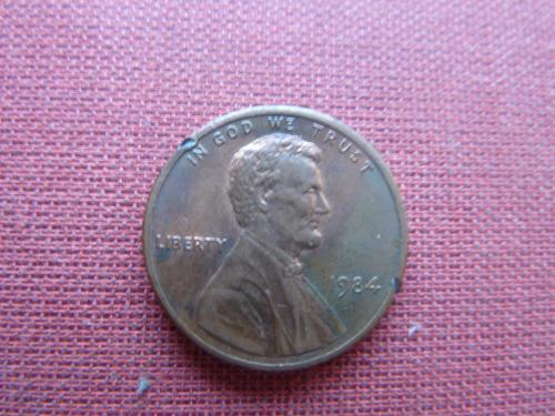 США 1 цент 1984г.