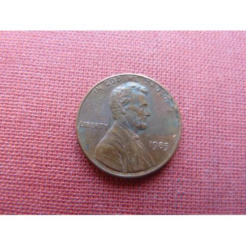 США 1 цент 1985г.