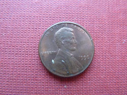 США 1 цент 1990г.