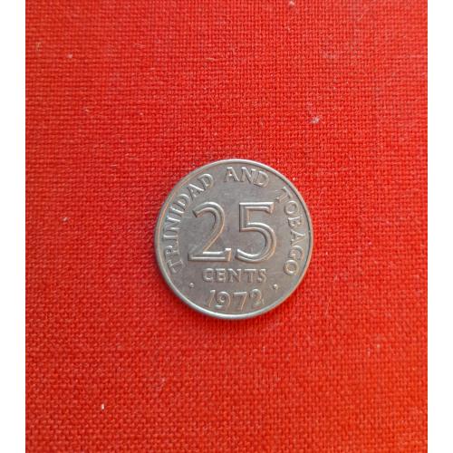  Тринидад и Тобаго 25 центов 1972г.