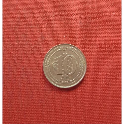 Турция 10 курушей 2015г.Мустафа Кемаль Ататюрк (1-й Президент Турции)