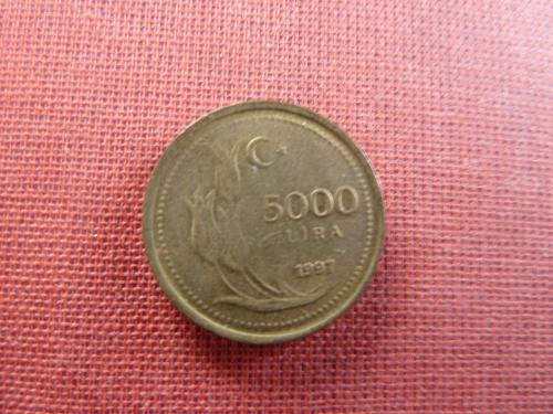 Турция 5000 лир 1997г.