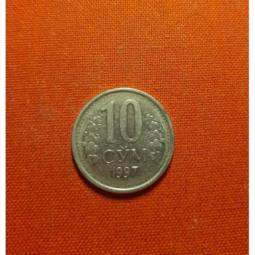 Узбекистан 10 сумов 1997г.