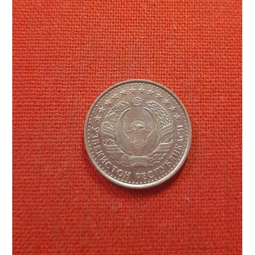 Узбекистан 10 тийин 1994г. Аверс:  обод из точек вдоль канта.хороший сохран, РЕДКИЕ