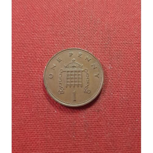 Великобритания 1 пенни 1988г. Елизавета II