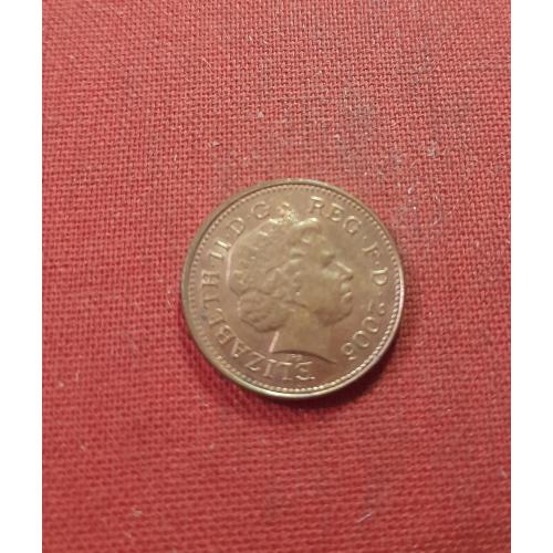 Великобритания 1 пенни 2006г. Елизавета II