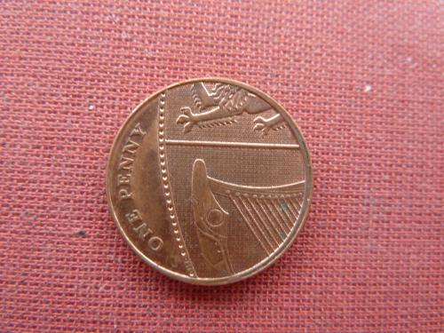 Великобритания 1   пенни  2008г.