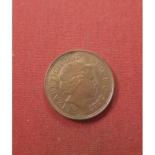 Великобритания 2 пенса 2007г