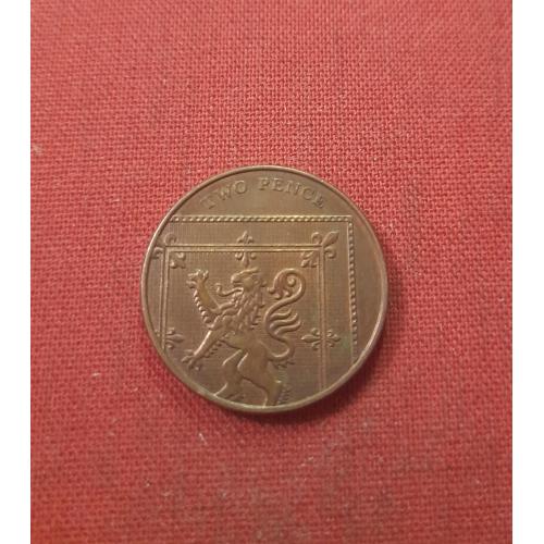 Великобритания 2 пенса 2008г