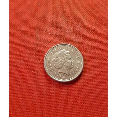 Великобритания 5 пенсов 1998г. Елизавета II