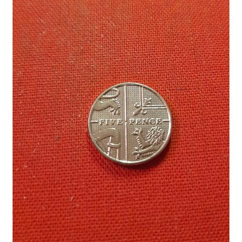 Великобритания 5 пенсов 2012г. Елизавета II