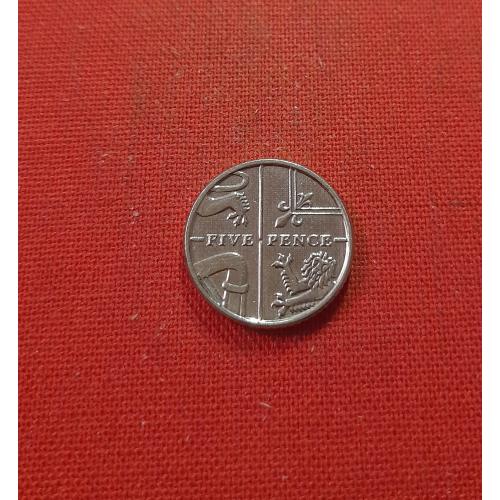 Великобритания 5 пенсов 2012г. Елизавета II