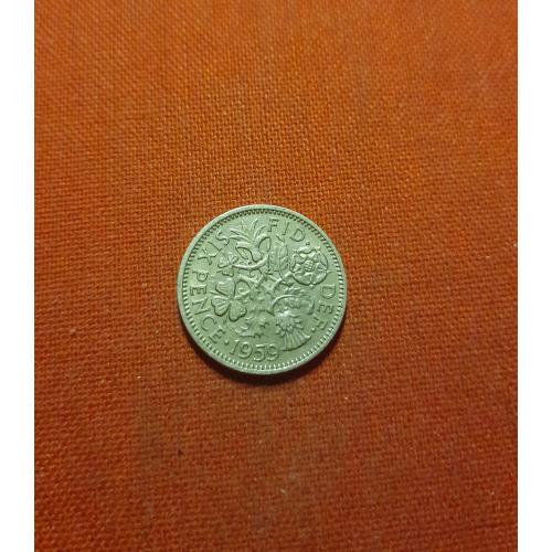 Великобритания 6 пенсов 1959г