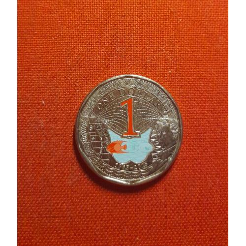 Восточные Карибы 1 доллар  2015г. 50 лет Восточно-Карибской валюте,редкие